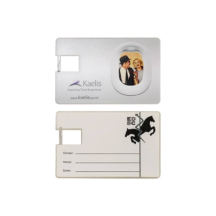 Creative custom brand sticker usb business card LWU435